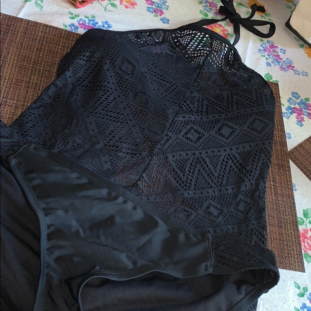 Black 2 piece Swim Suit